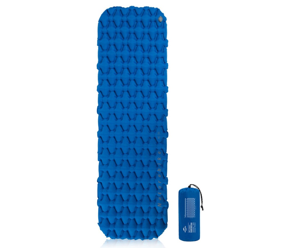 NatureHike FC-10 Diamond Lightweight TPU Camping Inflatable Mattress(Blue)